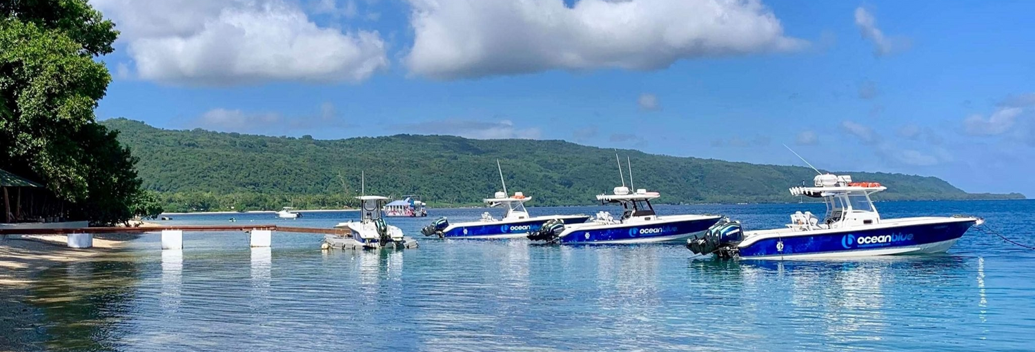 Ocean Blue Boat Wraps.